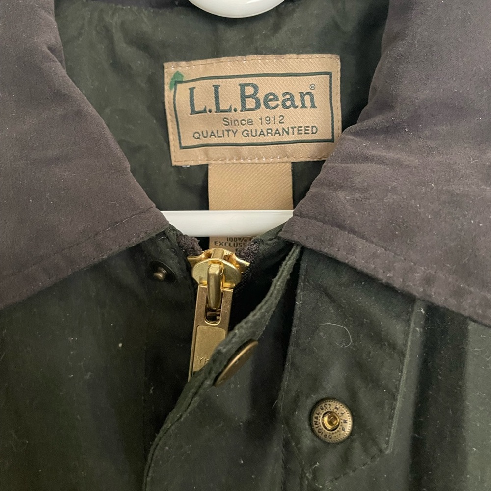 Ll Bean Field Jacket Waxed Canvas - image 2